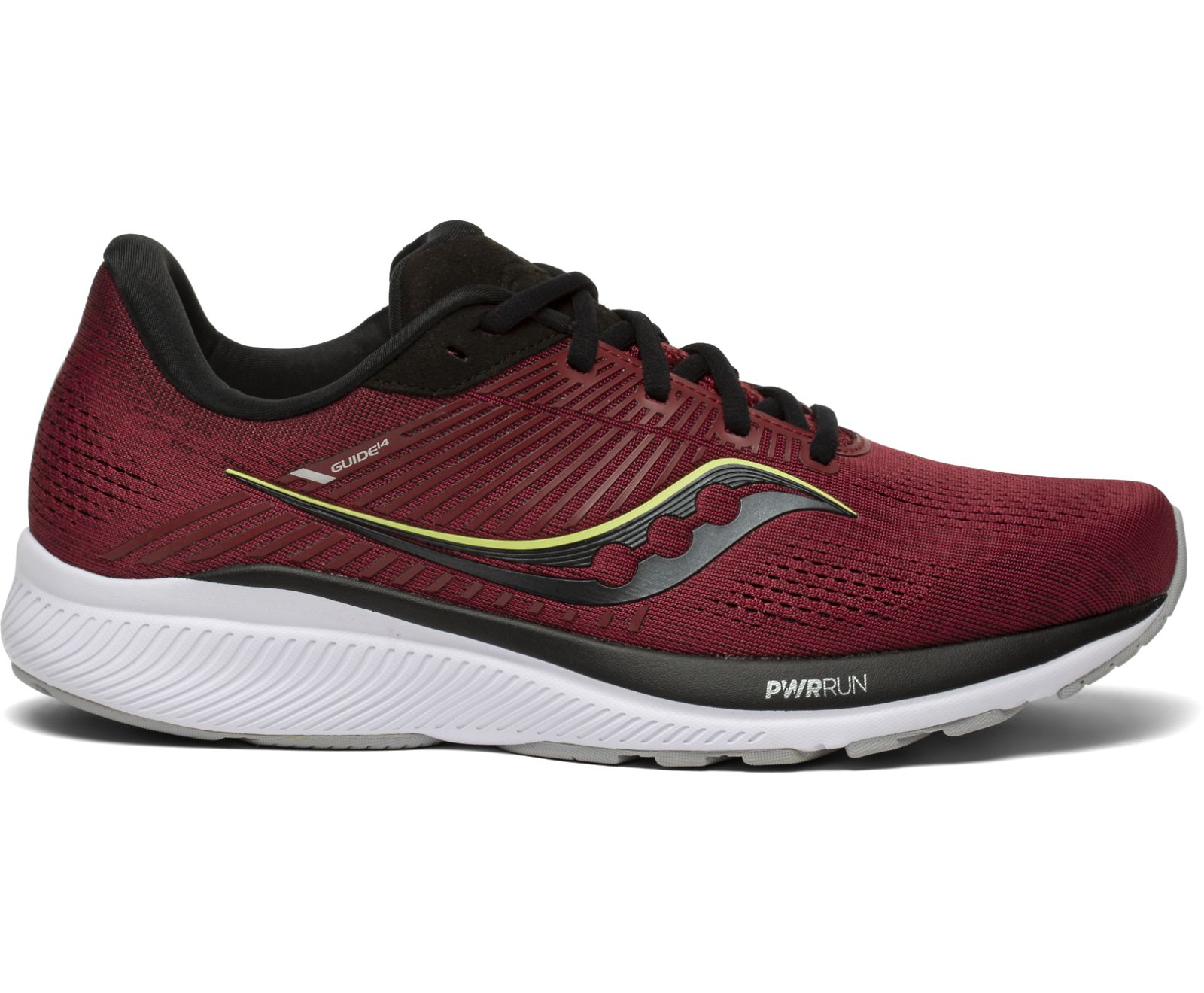 Férfi Saucony Guide 14 Futócipő Bordó Fekete | HU 778BEX